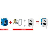 Смеситель без скрытого механизма Ravak Classic-CL 065.00 [X070088] - Превью изображения №3 — Интернет-магазин Time-Shop