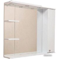 Onika Шкаф с зеркалом Эльбрус 80.02 правый (белый) [208022]