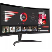 Монитор LG UltraWide 34WR50QC-B - Превью изображения №2 — Интернет-магазин Time-Shop