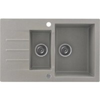Кухонная мойка Kernau KGS A 6079 1.5B1D Grey Metallic - Превью изображения №1 — Интернет-магазин Time-Shop