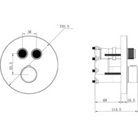 Душевая система  Vincea Inspire VSFW-3I22MT2GM - Превью изображения №21 — Интернет-магазин Time-Shop