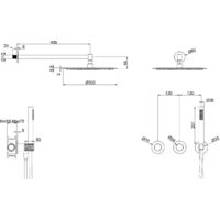 Душевая система  Vincea Aura VSFW-6AU1CH - Превью изображения №5 — Интернет-магазин Time-Shop