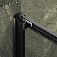 Душевая дверь MaybahGlass 195x120 MGD-1276-6 (бесцветный/черный) - Превью изображения №7 — Интернет-магазин Time-Shop