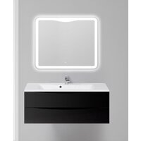  BelBagno Тумба под умывальник Marino-1200-2C-SO-NL-P (nero laccato lucid) - Превью изображения №2 — Интернет-магазин Time-Shop