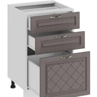 Шкаф напольный Трия Бьянка 1Н5Я3 (дуб серый) - Превью изображения №2 — Интернет-магазин Time-Shop