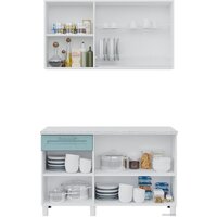 Готовая кухня Горизонт Trend 1300 (белый/арктик/мурено) - Превью изображения №3 — Интернет-магазин Time-Shop