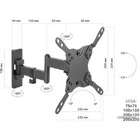 Кронштейн для телевизора Harper TVFW-42 - Превью изображения №9 — Интернет-магазин Time-Shop