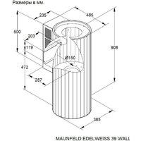 Кухонная вытяжка MAUNFELD Edelweiss 39 Wall (зеленый) - Превью изображения №17 — Интернет-магазин Time-Shop