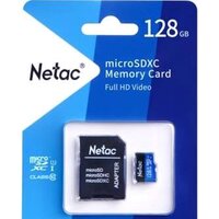 Карта памяти Netac P500 Standard 128GB NT02P500STN-128G-R + адаптер - Превью изображения №2 — Интернет-магазин Time-Shop