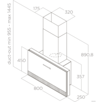Кухонная вытяжка Elica Super Plat GR/F/80 PRF0165017 - Превью изображения №5 — Интернет-магазин Time-Shop