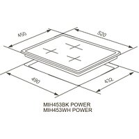 Варочная панель Meferi MIH453BK Power - Превью изображения №10 — Интернет-магазин Time-Shop