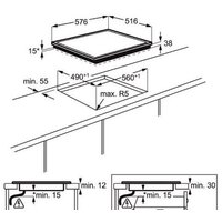 Варочная панель Electrolux EHF16240XK - Превью изображения №3 — Интернет-магазин Time-Shop