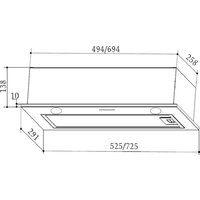 Кухонная вытяжка Weissgauff FIONA 60 BL - Превью изображения №16 — Интернет-магазин Time-Shop