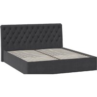 Кровать Трия Скарлет универсальная тип 1 с ПМ 180x200 (велюр графит) - Превью изображения №2 — Интернет-магазин Time-Shop