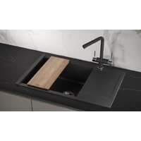 Кухонная мойка Granula ES-7807 (черный) - Превью изображения №3 — Интернет-магазин Time-Shop