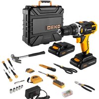 Дрель-шуруповерт Deko DKCD20FU-Li SET 104 063-4178 (с 2-мя АКБ, кейс) - Превью изображения №2 — Интернет-магазин Time-Shop