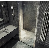 Душевая дверь MaybahGlass 198x80 MGD-803-5 (прозрачное стекло/хром матовый) - Превью изображения №6 — Интернет-магазин Time-Shop