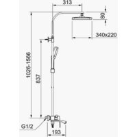 Душевая система  Raglo R01.24 - Превью изображения №20 — Интернет-магазин Time-Shop