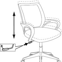 Офисное кресло Бюрократ CH-W695NLT (розовый) - Превью изображения №6 — Интернет-магазин Time-Shop