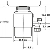 Измельчитель пищевых отходов InSinkErator E75 - Превью изображения №4 — Интернет-магазин Time-Shop