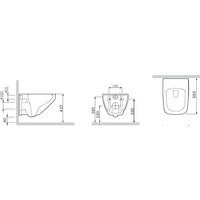 Унитаз подвесной AM.PM Inspire FlashClean C50A1700SC - Превью изображения №7 — Интернет-магазин Time-Shop