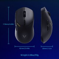 Игровая мышь Rapoo VT1 Pro Max (черный) - Превью изображения №4 — Интернет-магазин Time-Shop