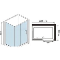 Душевой уголок WeltWasser WW200 200US22-12080 - Превью изображения №4 — Интернет-магазин Time-Shop