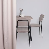 Кухонный стол Мамадома Tirk radial-94 раздвижной 94-126х64 (дуб веллингтон/черный) - Превью изображения №3 — Интернет-магазин Time-Shop