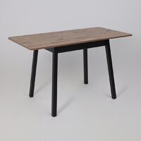 Кухонный стол Мамадома Tirk radial-94 раздвижной 94-126х64 (дуб веллингтон/черный) - Превью изображения №18 — Интернет-магазин Time-Shop