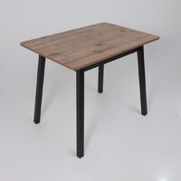 Кухонный стол Мамадома Tirk radial-94 раздвижной 94-126х64 (дуб веллингтон/черный) - Превью изображения №7 — Интернет-магазин Time-Shop