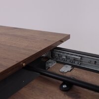 Кухонный стол Мамадома Tirk radial-94 раздвижной 94-126х64 (дуб веллингтон/черный) - Превью изображения №16 — Интернет-магазин Time-Shop