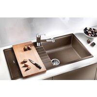 Кухонная мойка Blanco Zia XL 6 S (кофе) [517577] - Превью изображения №2 — Интернет-магазин Time-Shop