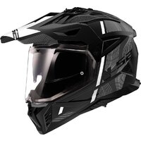 LS2 MX702 Pioneer 2 Hill (S, черный/белый матовый)