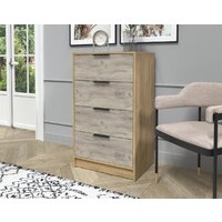 Комод Интерлиния Концепт КТ-К60 (дуб серый/дуб золотой) - Превью изображения №3 — Интернет-магазин Time-Shop