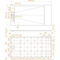 Душевой поддон RGW TUS-W 90x180 - Превью изображения №7 — Интернет-магазин Time-Shop