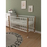 Классическая детская кроватка СКВ-Компани 3190111-6 (белый бук) - Превью изображения №3 — Интернет-магазин Time-Shop