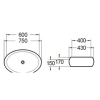 Умывальник SantiLine SL-1036 - Превью изображения №2 — Интернет-магазин Time-Shop