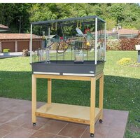 Клетка Ferplast Piano 6 (серый) 52064811W2 - Превью изображения №3 — Интернет-магазин Time-Shop