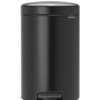 Brabantia Pedal Bin NewIcon 12 л (черный матовый)