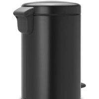 Мусорное ведро Brabantia Pedal Bin NewIcon 12 л (черный матовый) - Превью изображения №3 — Интернет-магазин Time-Shop