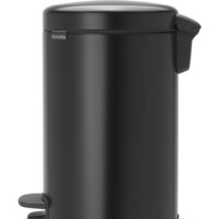 Мусорное ведро Brabantia Pedal Bin NewIcon 12 л (черный матовый) - Превью изображения №2 — Интернет-магазин Time-Shop