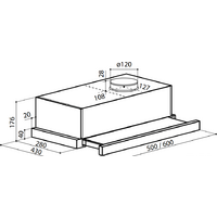 Кухонная вытяжка LEX Hubble 600 (нержавеющая сталь) - Превью изображения №5 — Интернет-магазин Time-Shop