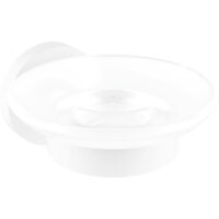 Набор аксессуаров для ванной Wellsee Finishing Touch 182515002 (мыльница, стакан для зубных щеток, дозатор для жидкого мыла, крючок 2 шт, матовый белый) - Превью изображения №3 — Интернет-магазин Time-Shop