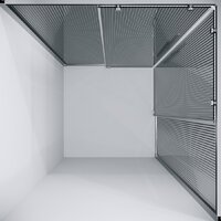 Душевой уголок Niagara Nova NG-4622-34 80x80x195 (хром/рифленое стекло) - Превью изображения №7 — Интернет-магазин Time-Shop