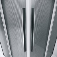 Душевой уголок Niagara Nova NG-4622-34 80x80x195 (хром/рифленое стекло) - Превью изображения №2 — Интернет-магазин Time-Shop