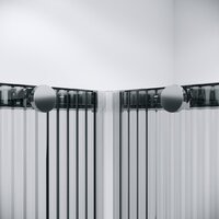 Душевой уголок Niagara Nova NG-4622-34 80x80x195 (хром/рифленое стекло) - Превью изображения №4 — Интернет-магазин Time-Shop