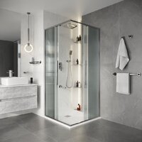 Душевой уголок Niagara Nova NG-4622-34 80x80x195 (хром/рифленое стекло) - Превью изображения №9 — Интернет-магазин Time-Shop