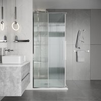 Душевой уголок Niagara Nova NG-4622-34 80x80x195 (хром/рифленое стекло) - Превью изображения №11 — Интернет-магазин Time-Shop