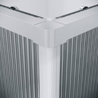 Душевой уголок Niagara Nova NG-4622-34 80x80x195 (хром/рифленое стекло) - Превью изображения №3 — Интернет-магазин Time-Shop