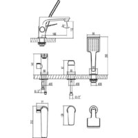 Смеситель Lemark Bronx LM3745GM - Превью изображения №2 — Интернет-магазин Time-Shop